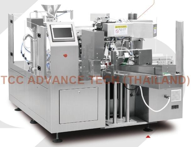 เครื่องบรรจุถุงสี่เหลี่ยมแบบโรตารี่ เครื่องบรรจุถุงแบบโรตารี่